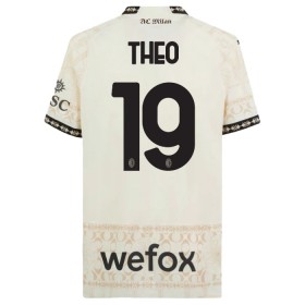 Camiseta AC Milan Theo Hernandez 19 Cuarta 2023-24 Blanca